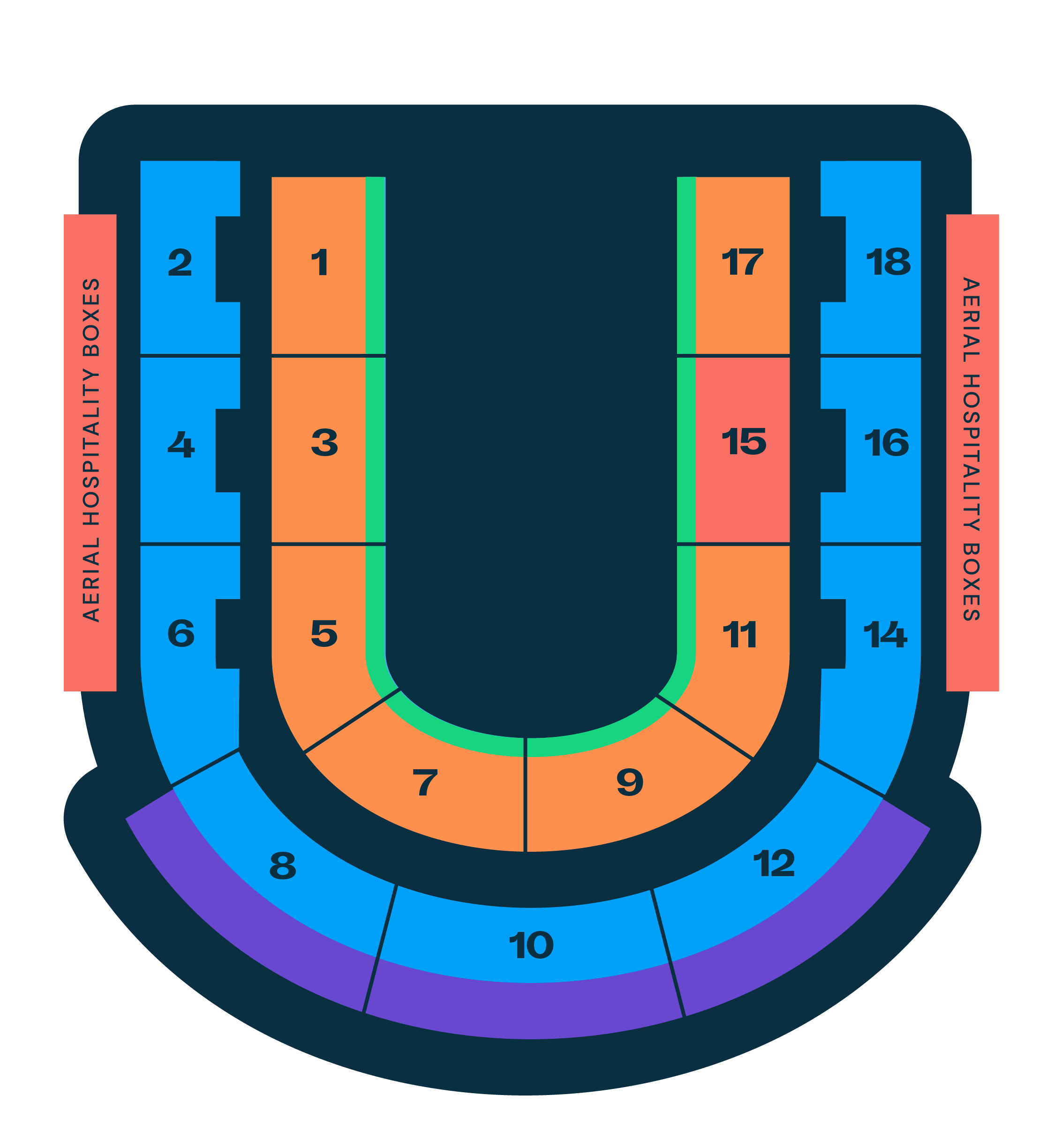 Q2 Stadium Seating Map